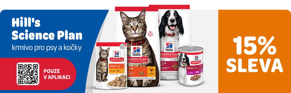 Hill's Science Plan krmivo pro psy a kočky. Pouze v aplikaci. 10% sleva