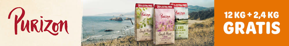 Purizon 12 + 2,4 kg gratis. Hrană uscată pentru câini