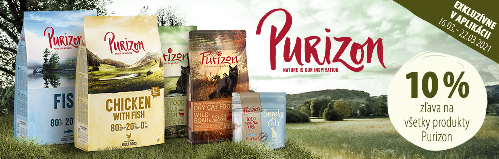 10% zľava na produkty Purizon