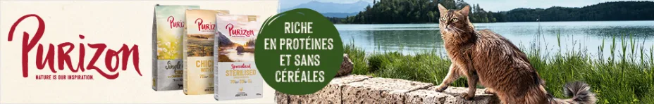 Croquettes pour chat Purizon sans céréales