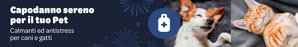 Calmanti per cani e gatti: supporta il tuo pet contro lo stress di Capodanno!