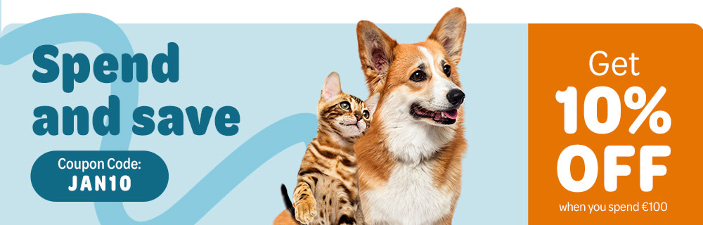 Get 10% off when you spend €100 with the coupon code: JAN10