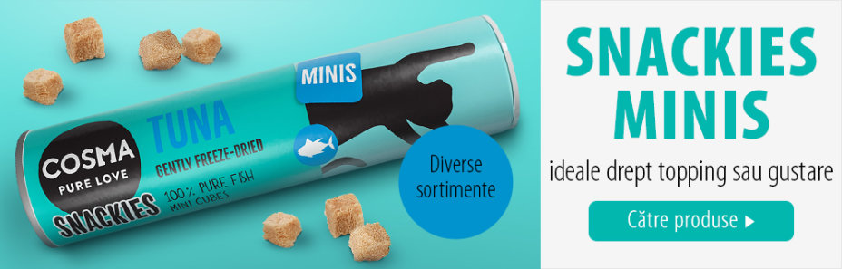 Cosma Snackies Minis: cubulețe mini - gust maxi!