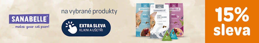 15% sleva na vybrané produkty Sanabelle