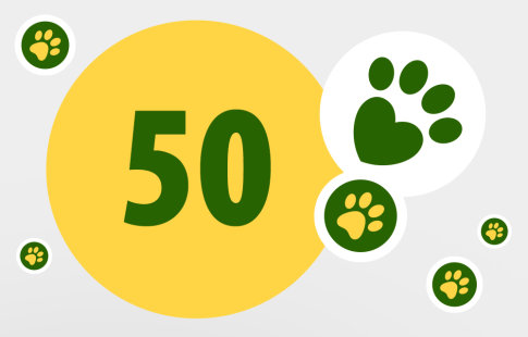 Spende für bedürftige Tiere: 50 zooPunkte