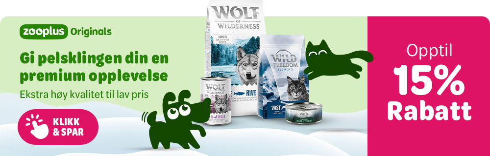 Opptil 15% på Wolf of Wilderness & Wild Freedom
