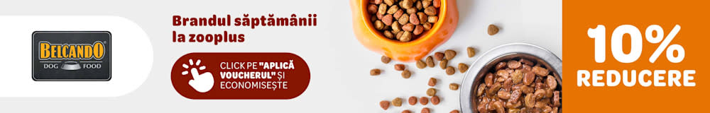 Brandul săptămânii la zooplus. Belcando. 10% reducere. Click pe Aplică voucherul și economisește.