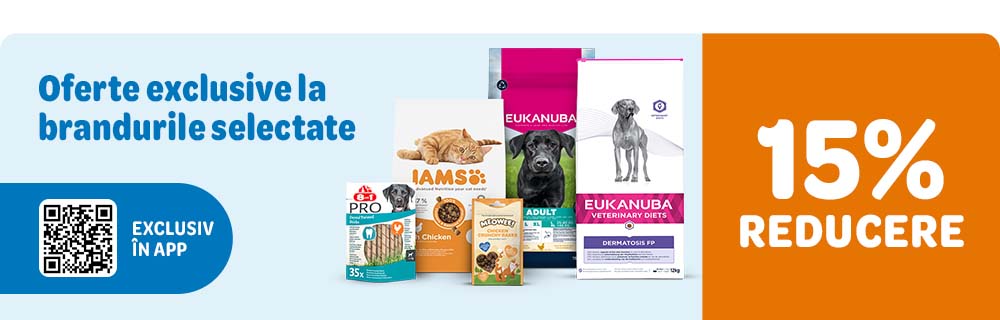 Oferte exclusive la brandurile selectate. 15% reducere. Exclusiv în APP. 