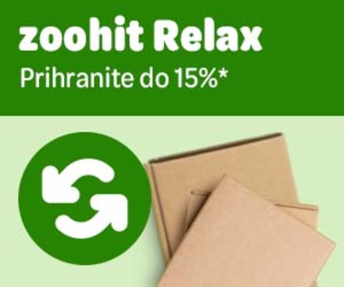 zoohir Relax, prihranite do 15%