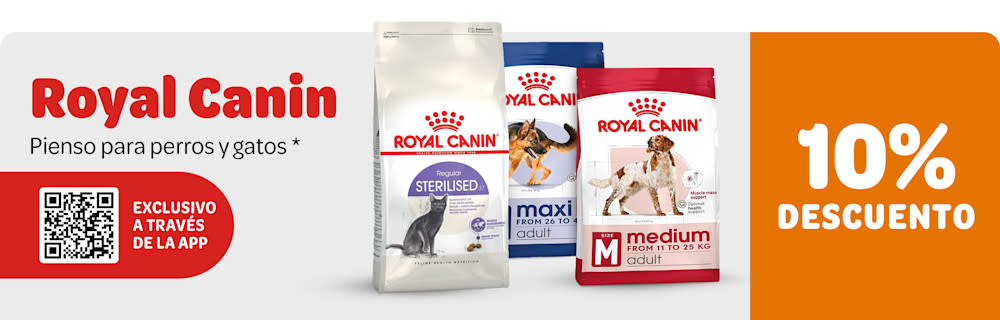 10% descuento en pienso Royal Canin