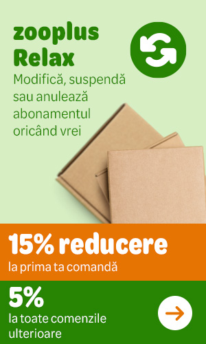 zooplus Relax. 15% reducere la prima comandă cu abonament. 5% reducere la toate comenzile ulterioare. 