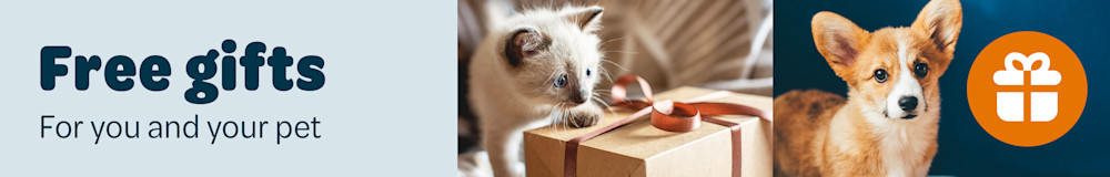 Free gifts for you and your pet!