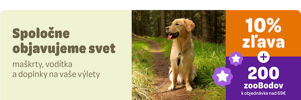 Společně objavujeme svět. Maškrty, vodítka a odplnky na vaše výlety. Kliknite na uplatniť kupón a ušetrite. 10% zľava i 200 zooBodov k objednávke nad 69 Eur.