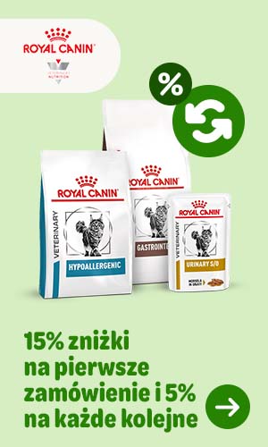 zooplus ABOnament: dostosuj, pomiń lub anuluj w dowolnym momencie. 15% zniżki na pierwsze zamówienie, 5% na każde kolejne.