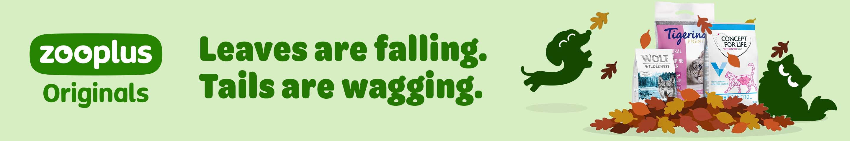 zooplus Originals: Leaves are falling. Tails are wagging