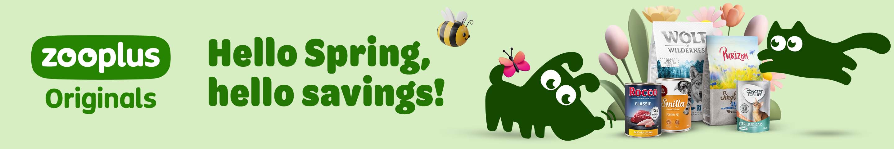 zooplus Originals: Hello Spring, hello savings!