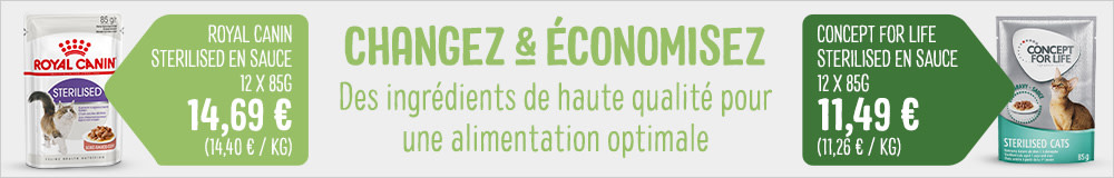 Concept for Life Sterilised en sauce pour chat
