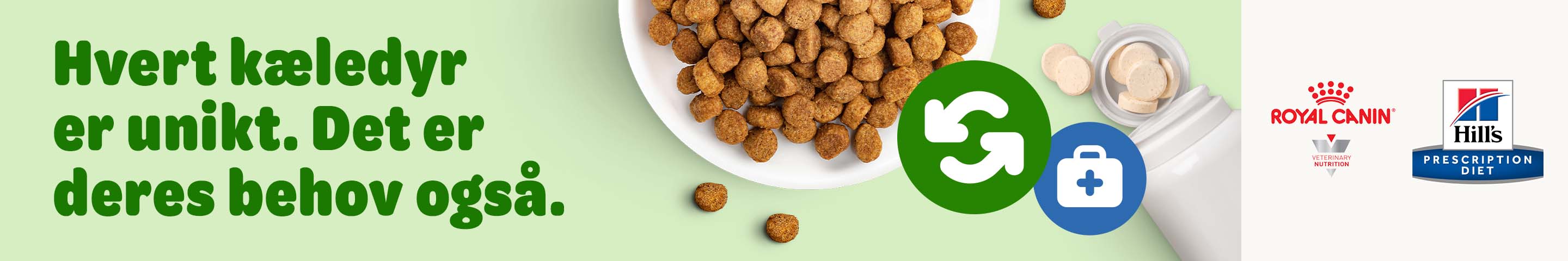 Abonner på Royal Canin og Hills og spar 15% på første ordre