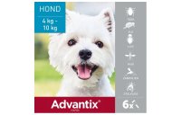 Advantix® 100/500 Spot-On Solution voor Honden 4 - 10 kg
