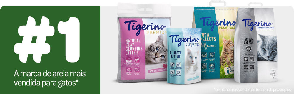 Tigerino - a areia para gatos mais vendida na zooplus