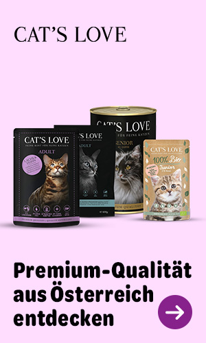 Cat's Love. Premium-Qualität aus Österreich entdecken.