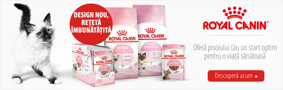 Royal Canin Kitten - ambalaj NOU, rețetă îmbunătățită!
