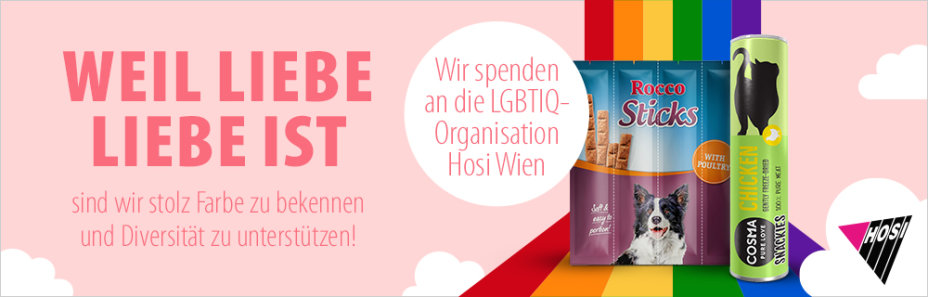 zooplus Österreich feiert den Pride-Monat