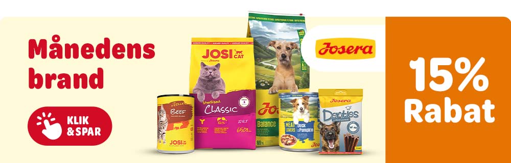 Månedens brand, Josera - spar 15%