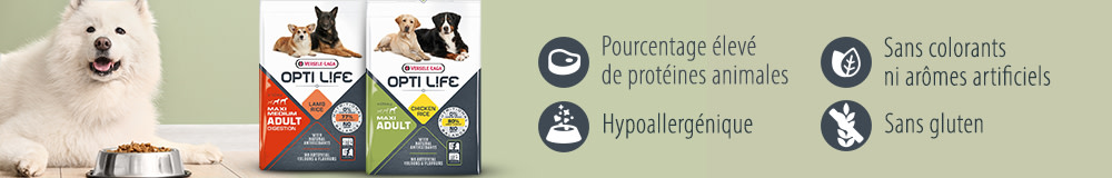 Croquettes Opti Life pour chien