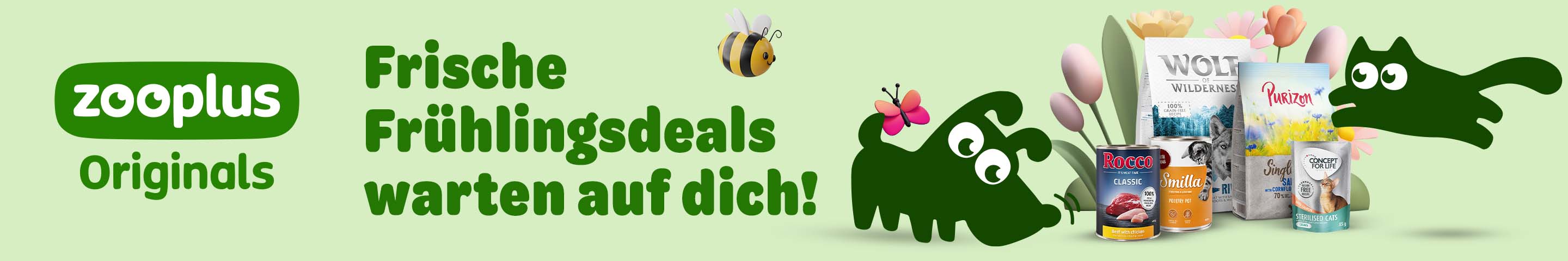zooplus Originals: Frische Frühlingsdeals warten auf dich! Jetzt shoppen