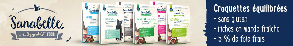 Toutes les croquettes Sanabelle pour chat !