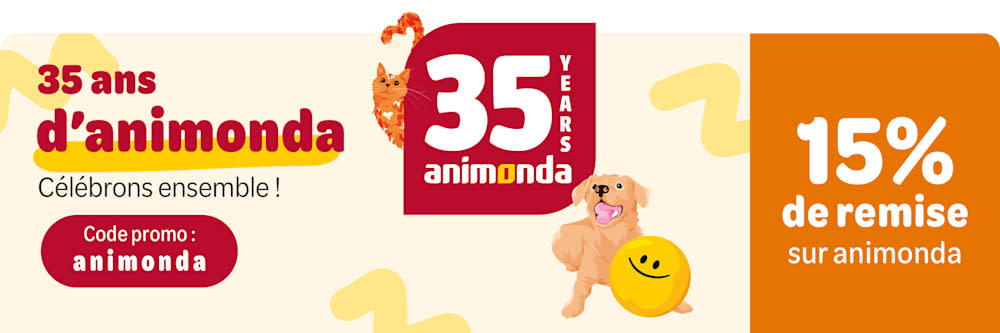 35 and d'animonda. Célebrons ensemble ! 15% de remise sur animonda. Code Promo: animonda