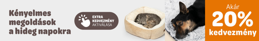 Helyezze kényelembe magát kedvencével! Tartsa melegen szőrös kis barátját! - Akár 20% kedvezmény