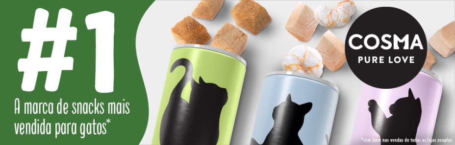 A marca de snacks para gatos mais vendida