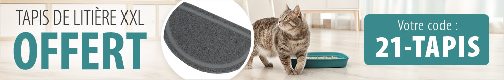 Tapis de litière XXL pour chat 
