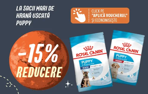10% reducere la Royal Canin Puppy saci mari