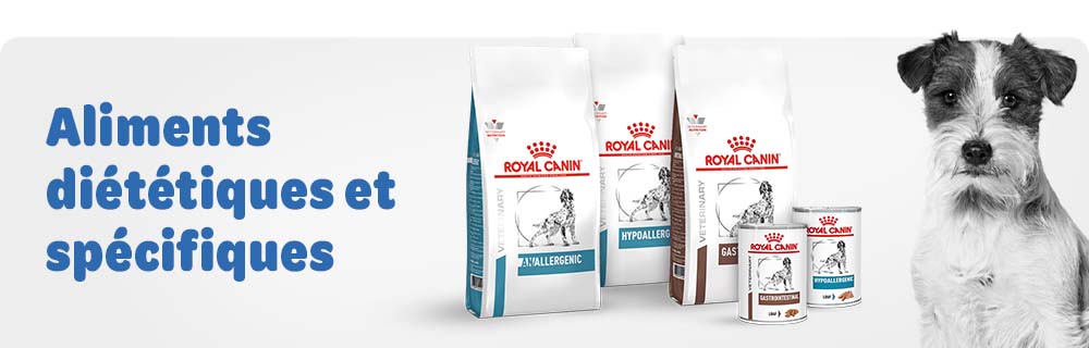 Aliments diététiques pour chien