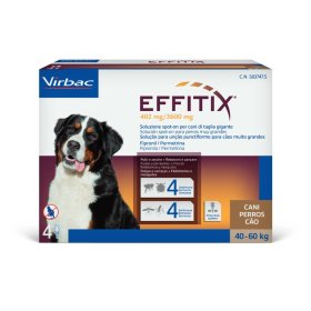 Pipetas Effitix para perros de 40 a 60 kg