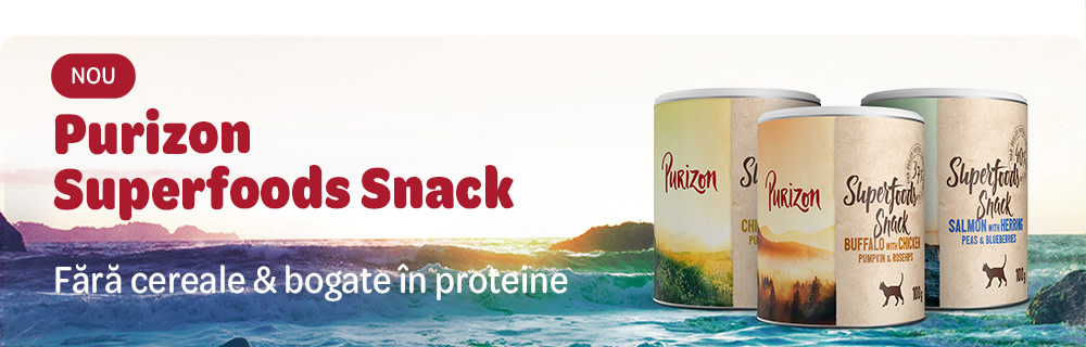Nou Purizon superfoods snack fără cereale & bogate in proteine