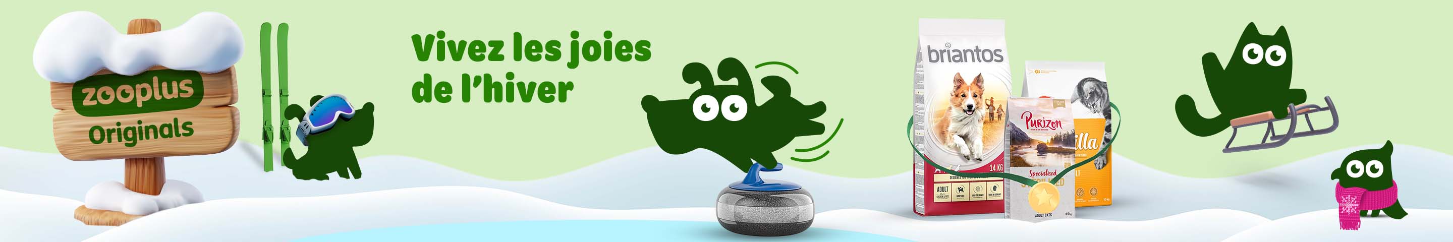 Découvrez nos produits phares de la gamme zooplus Originals pour chien et chat.