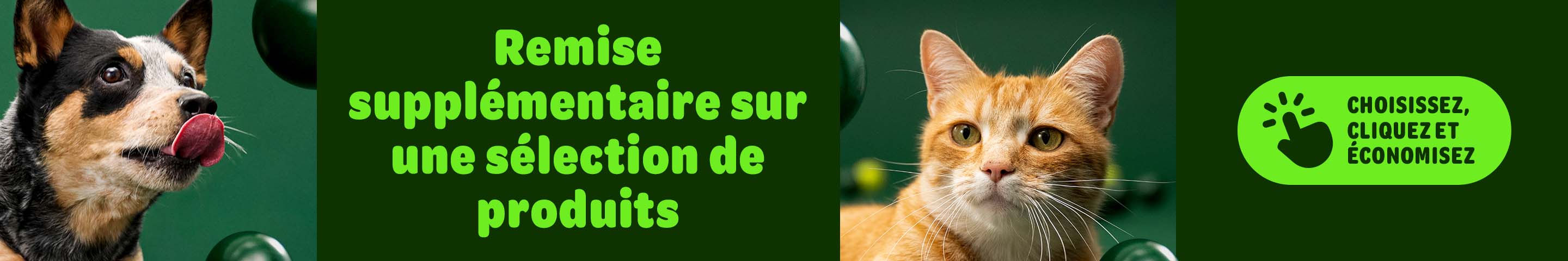 Remise supplémentaire sur une sélection de produits