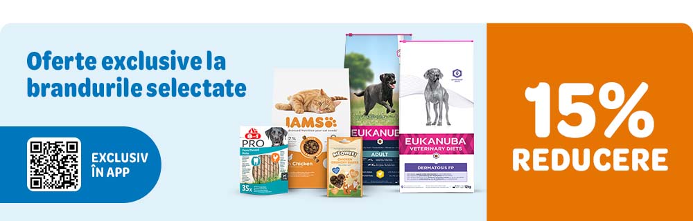 Oferte exclusive la brandurile selectate. 15% reducere. EXCLUSIV în APP 
