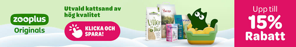 15% rabatt på kattsand