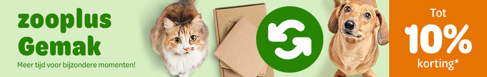 zooplusGemak tot 10% korting
