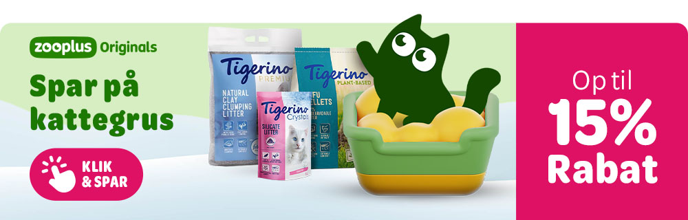 Op til 15% rabat på kattegrus