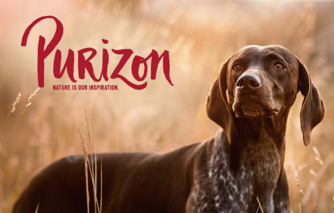 Purizon est une marque de nourriture s'inspirant de l'alimentation naturelle des chiens