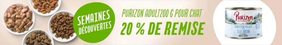 Purizon Adult 200 g pour chat : 20 % de remise !