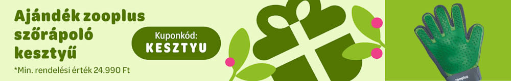 Ajándék szőrzetápoló kesztyű