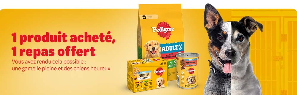 1 € reversé à une refuge pour chaque produit acheté