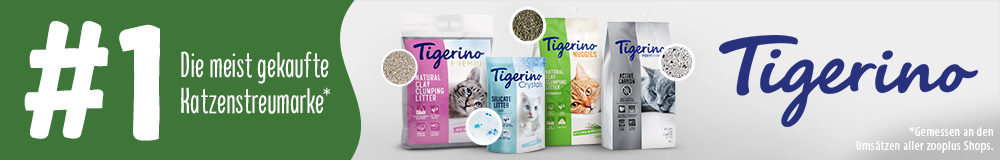 Tigerino - die meist gekaufte Katzenstreumarke auf zooplus
